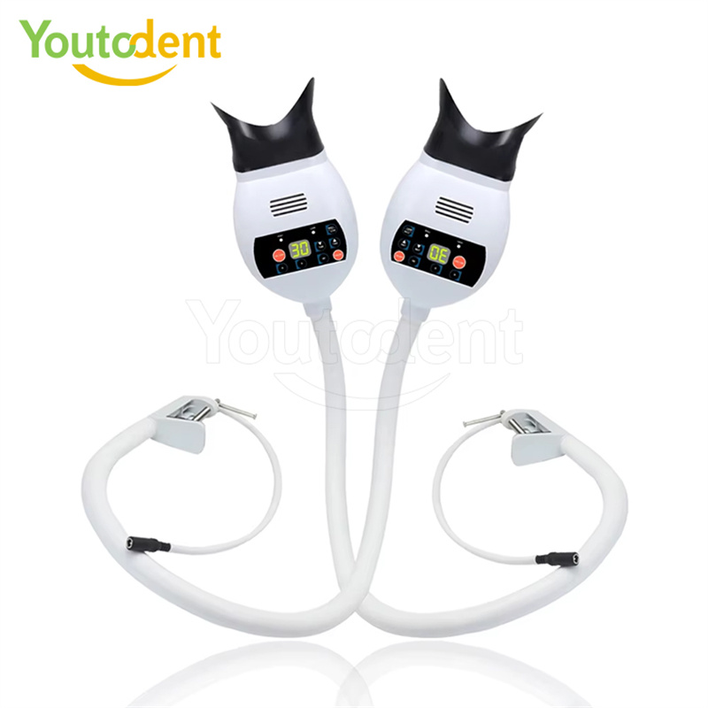 Teeth Whitening With Led Light - Lampe dentaire professionnelle à 3 couleurs,