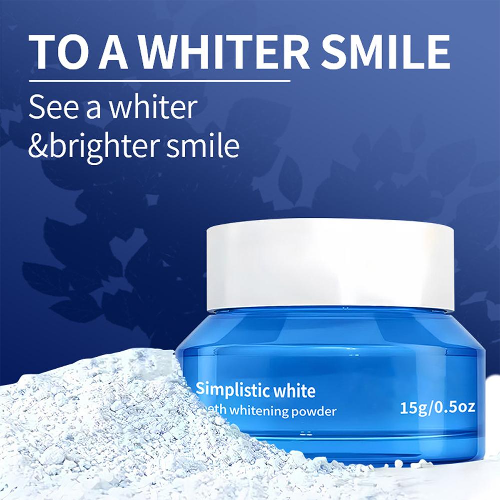Teeth Whitening Session - Poudre blanchissante simplifiée pour les dents,