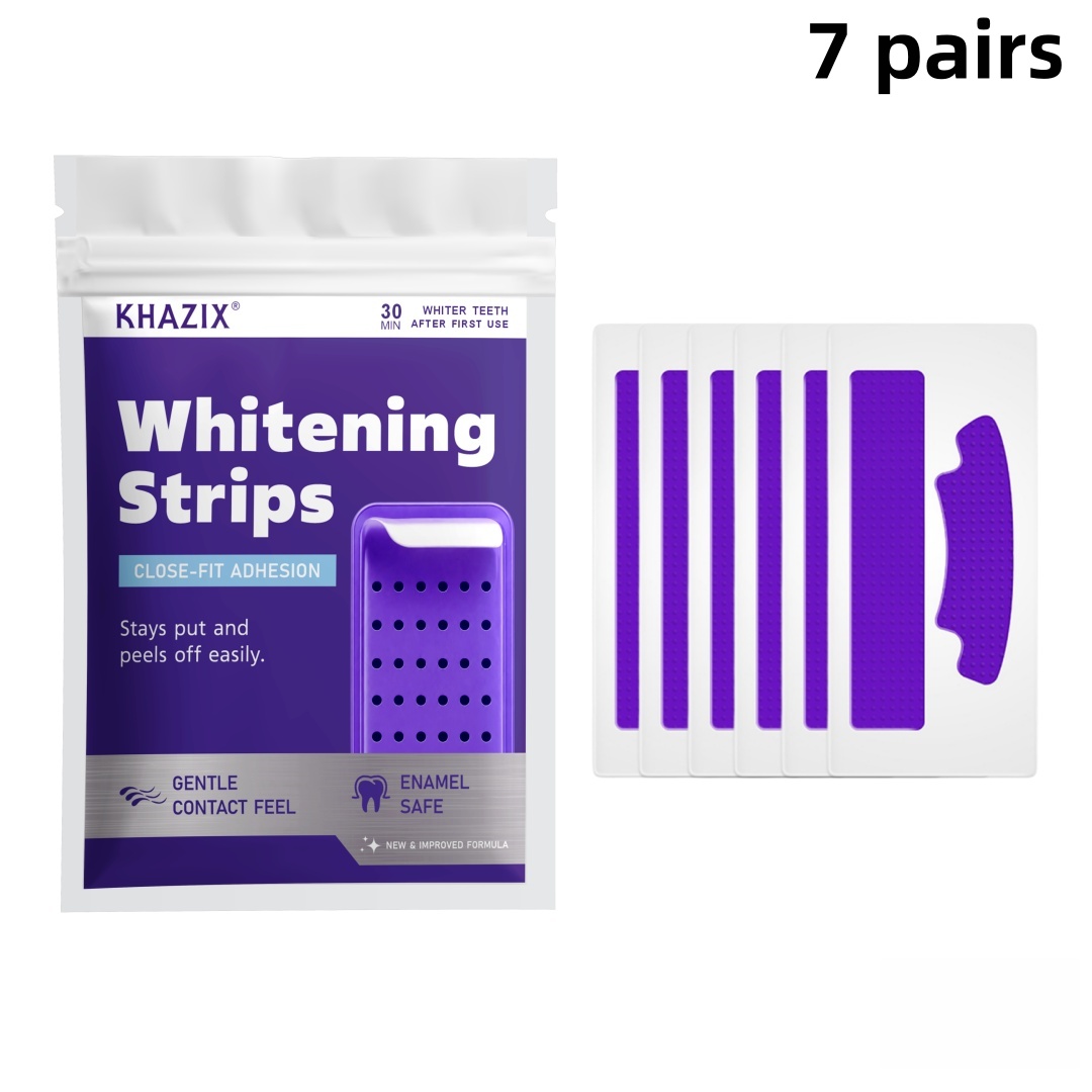 Teeth Whitening Routine - 7 paires de bandes blanchissantes pour