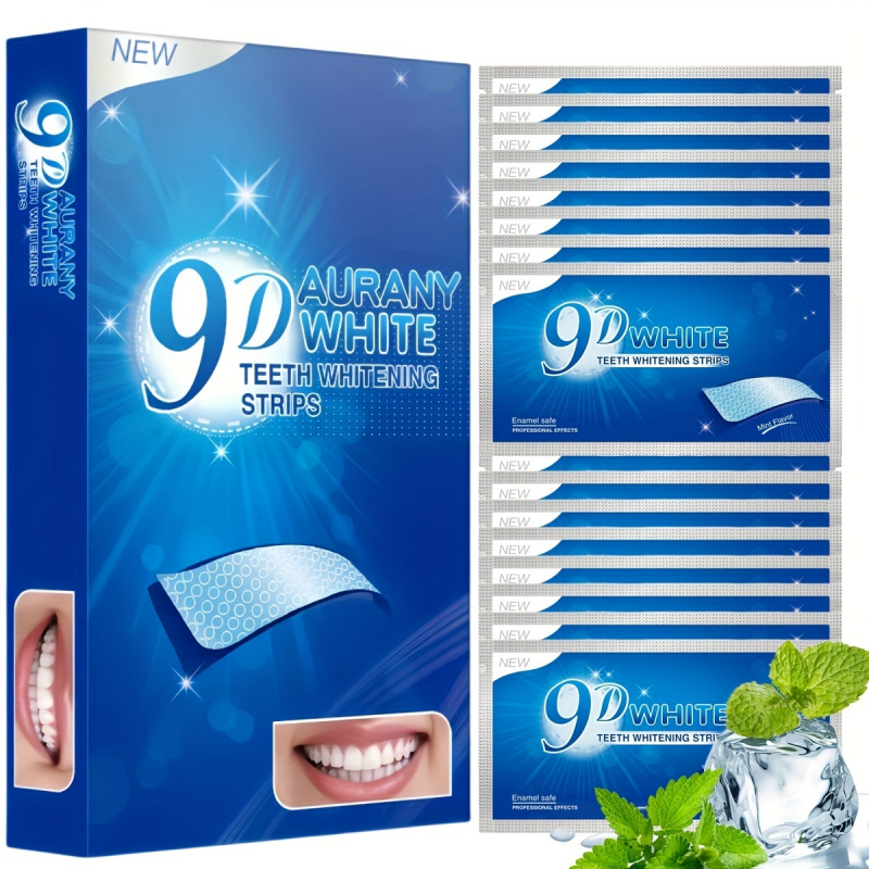 Teeth Whitening Foam - 21 paires de bandes de blanchiment